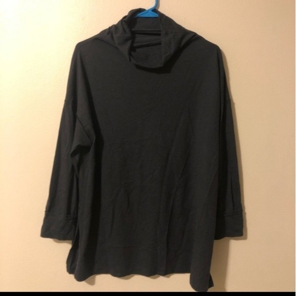 Navy Blue American Eagle Cowl Neck Top - Picture 7 of 15